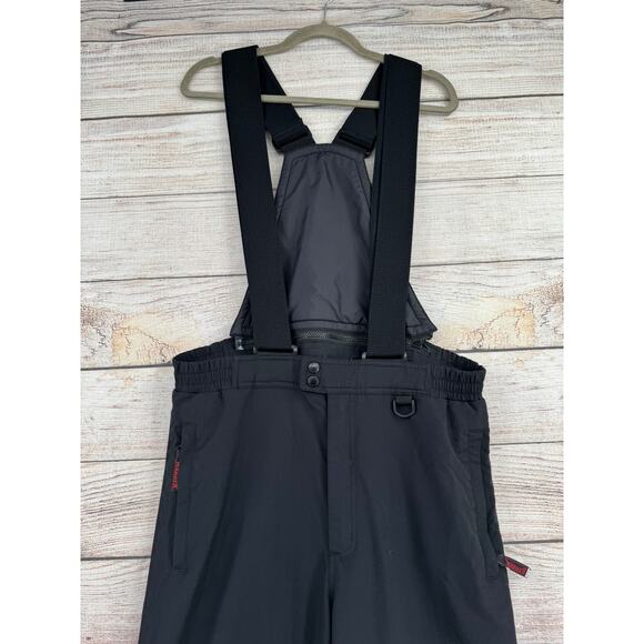 Markers Nylon Suspender Ski Snow Pants Mens Large Black Removable Suspenders - Picture 3 of 13